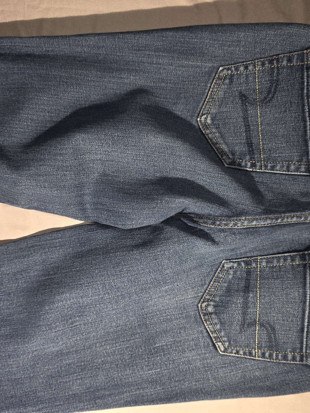 American Eagle Women's Boyfriend Jeans - Dark Blue Wash 31.5" Inseam Low-Rise - Picture 7 of 8
